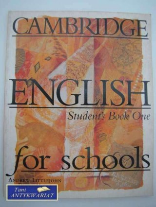 CAMBRIDGE ENGLISH FOR SCHOOLS