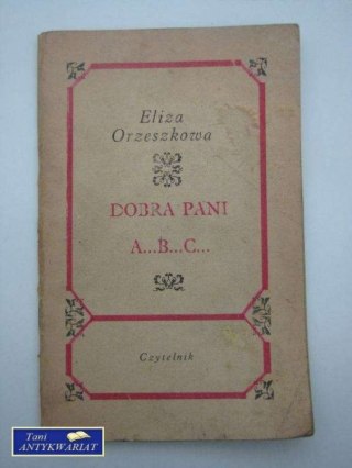 DOBRA PANI/ A...B...C...