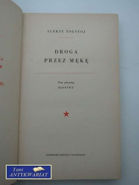 DROGA PRZEZ MĘKĘ; T.1 SIOSTRY