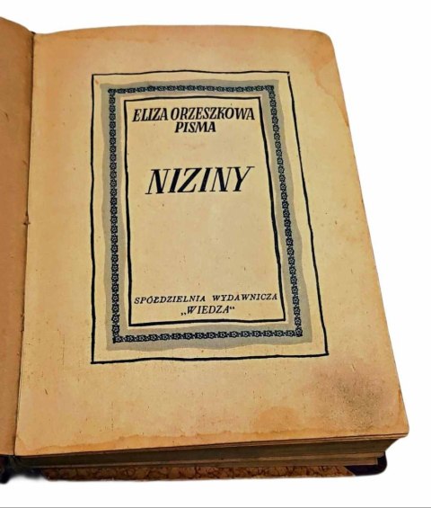 NIZINY wydanie z 1948 roku