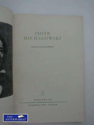 PIOTR MICHAŁOWSKI