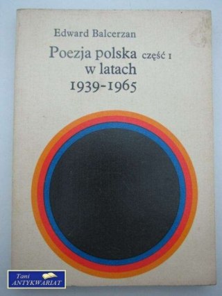 POEZJA POLSKA W LATACH 1939-1965. CZĘŚĆ I