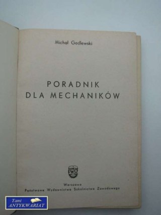 PORADNIK DLA MECHANIKÓW