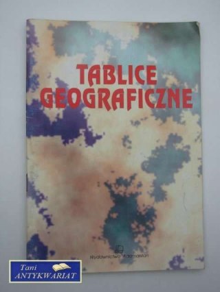 TABLICE GEOGRAFICZNE