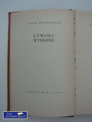Utwory Wybrane Dziady