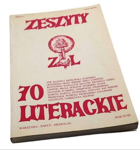 ZESZYTY LITERACKIE 2000 nr 2 rok XVIII