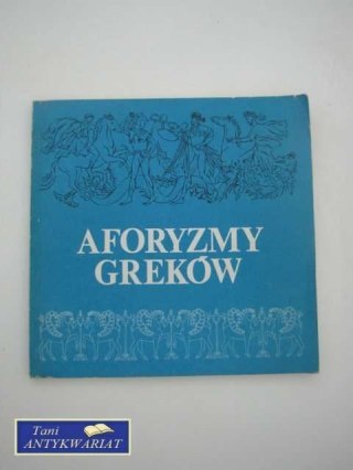 AFORYZMY GREKÓW
