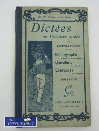 DICTEES DE PREMIERE ANNEE