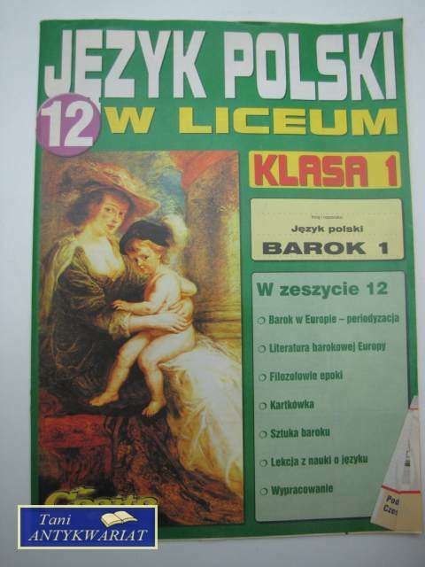 JĘZYK POLSKI W LICEUM 12
