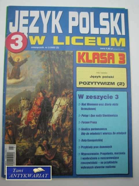 JĘZYK POLSKI W LICEUM 3