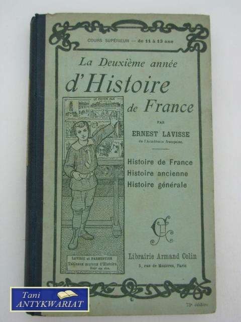 LA DEUXIME ANNEE D'HISTOIRE DE FRANCE