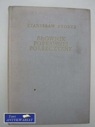 SŁOWNIK POPRAWNEJ POLSZCZYZNY