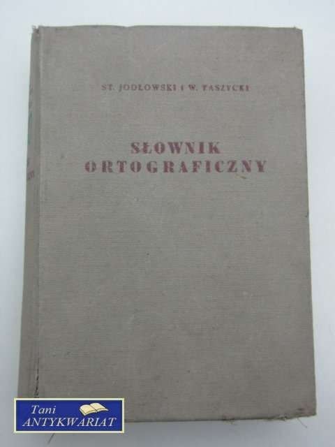 SŁOWNIMK ORTOGRAFICZNY