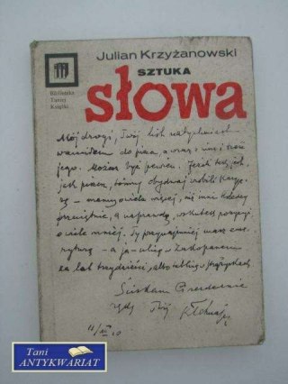 SZTUKA SŁOWA