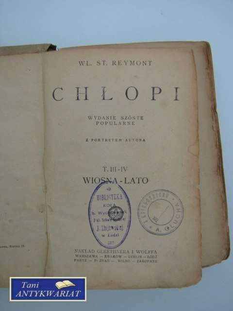 CHŁOPI TOM III WIOSNA