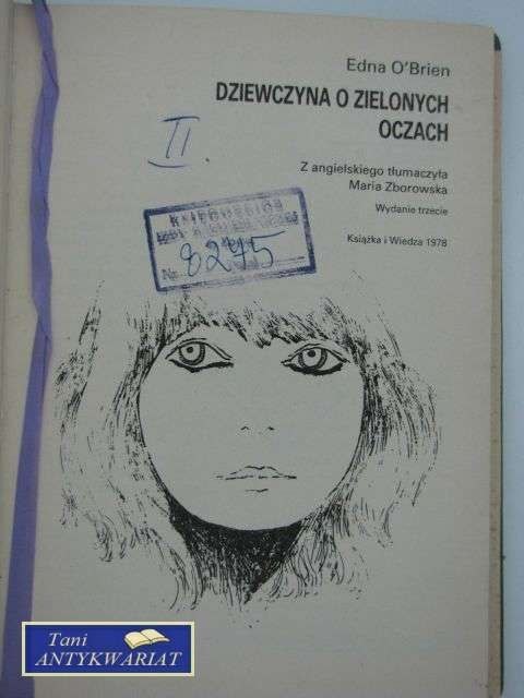 DZIEWCZYNA O ZIELONYCH OCZACH