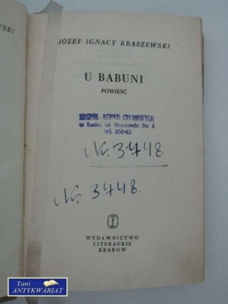 Dzieła; U babuni nr. 3748