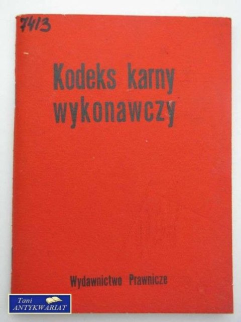 KODEKS KARNY WYKONAWCZY