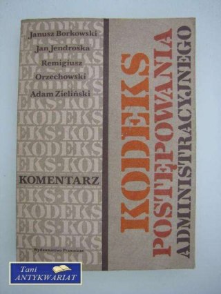 KODEKS POSTĘPOWANIA ADMINISTRACYJNEGO