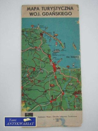 MAPA TURYSTYCZNA WOJ. GDAŃSKIEGO