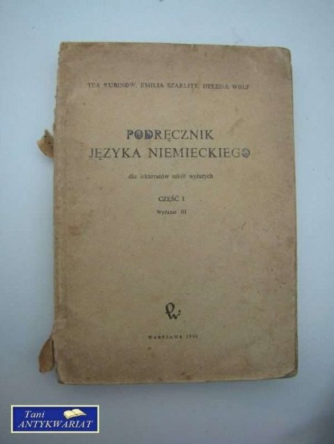 PODRĘCZNIK JĘZYKA NIEMIECKIEGO PODRĘCZNIK JĘZYKA NIEMIECKIEGO