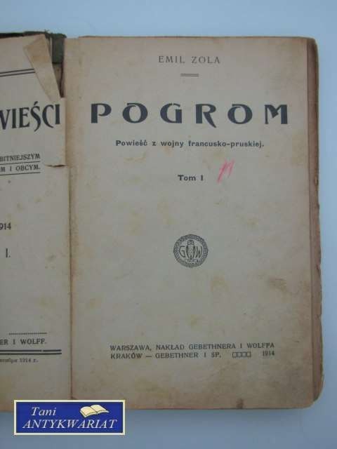 POGROM TOM I