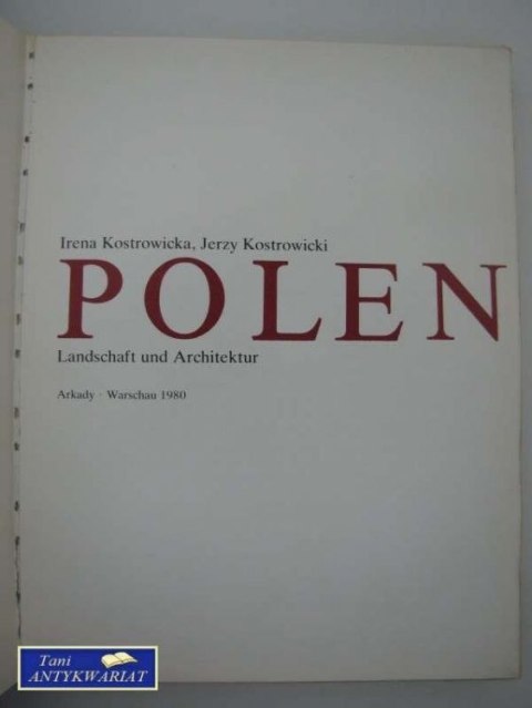 POLEN LANDSCHAFT UND ARCHITEKTUR