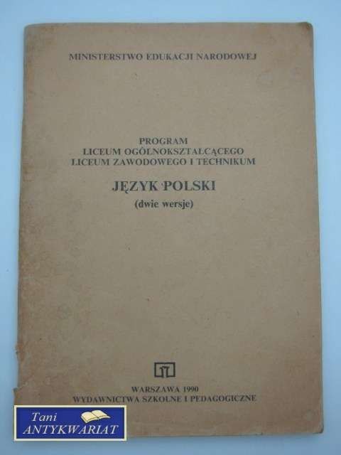 PROGRAM LO, LZ I TECHNIKUM PROGRAM LO, LZ I TECHNIKUM