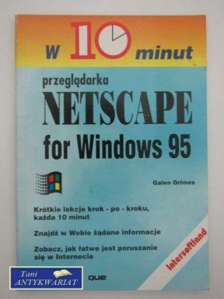 PRZEGLĄDARKA NETSCAPE FOR WINDOWS 95