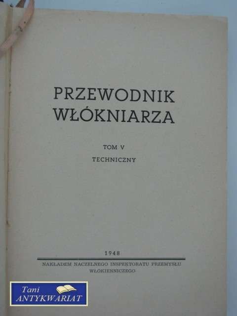 PRZEWODNIK WŁÓKNIARZA TOM V