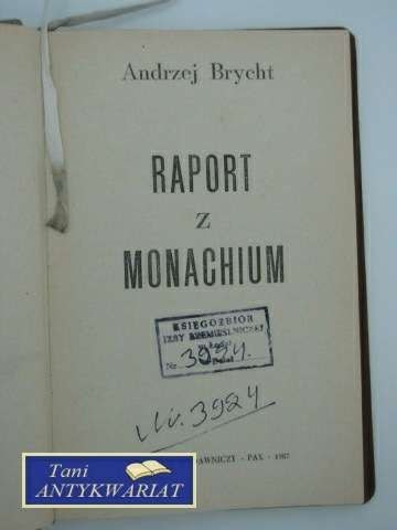 RAPORT Z MONACHIUM