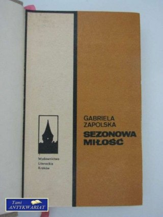 SEZONOWA MIŁOŚĆ