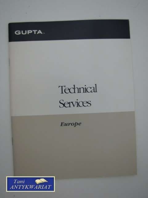 TECHNICAL SERVICES, EUROPE