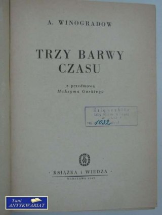 TRZY BARWY CZASU