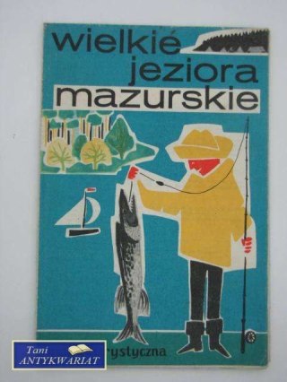 WIELKIE JEZIORA MAZURSKIE - MAPA TURYSTYCZNA