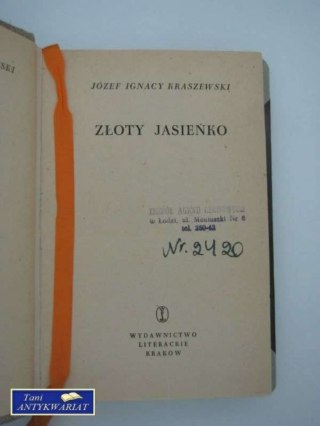 ZŁOTY JASIEŃKO
