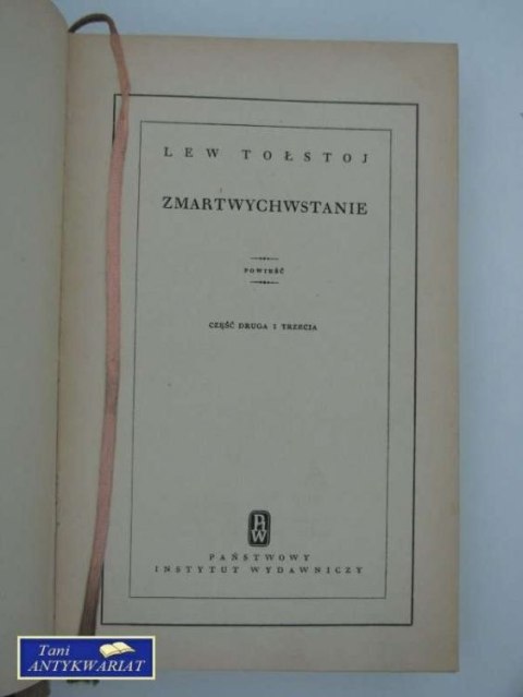 ZMARTWYCHWSTANIE -Część druga i trzecia