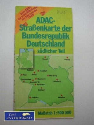 ADAC - Strabenkarde der Bundesrepublik Deutschland