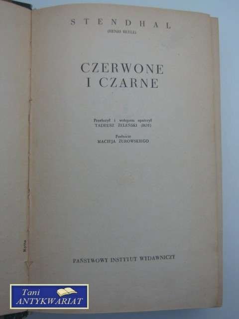 CZERWONE I CZARNE