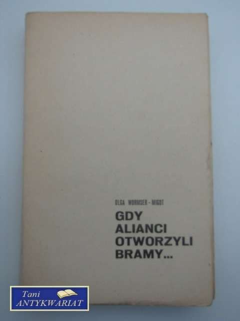 GDY ALIANCI OTWORZYLI BRAMY