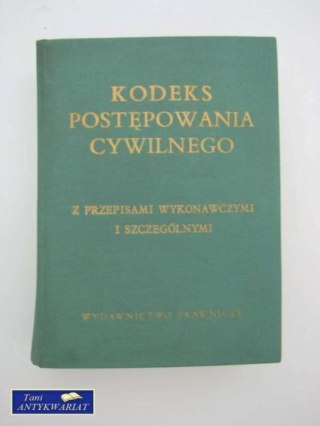 KODEKS POSTĘPOWANIA CYWILNEGO