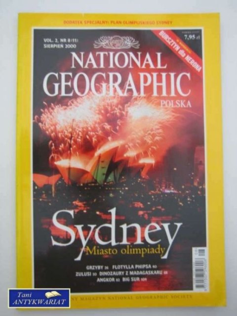 NATIONAL GEOGRAPHIC NR 8 SIERPIEŃ 2000