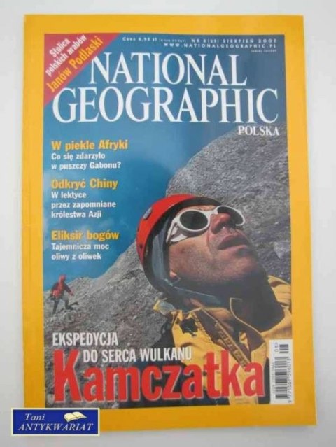 NATIONAL GEOGRAPHIS NR. 8 SIERPIEŃ 2001