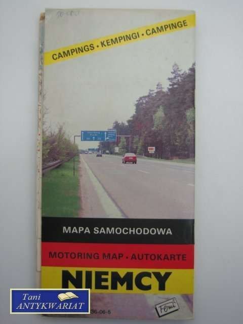 NIEMCY MAPA SAMOCHODOWA