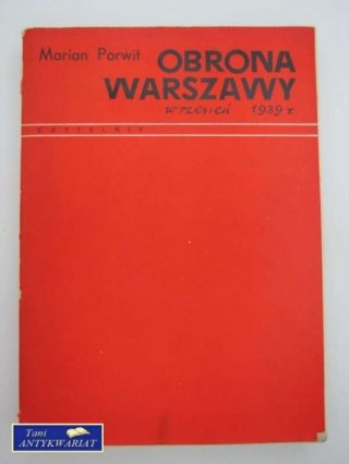 OBRONA WARSZAWY wrzesień 1939