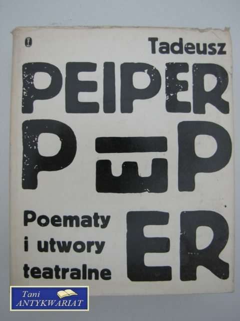 POEMATY I UTWORY TEATRALNE