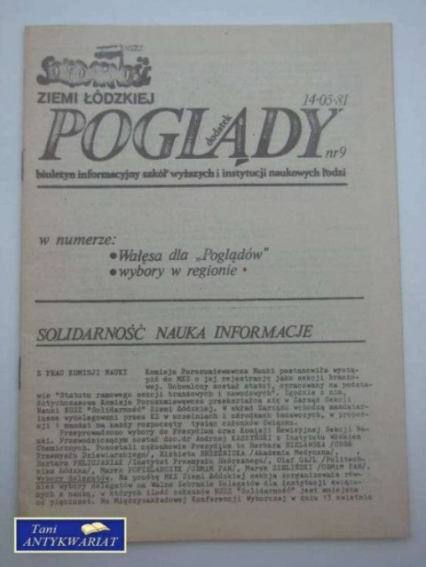 POGLĄDY ZIEMI ŁÓDZKIEJ 14.05.1981