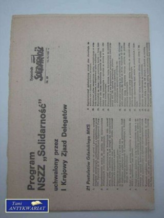 PROGRAM NZSZ SOLIDARNOŚĆ