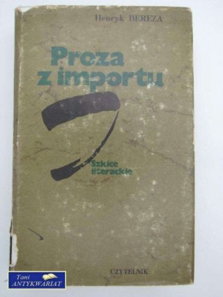 PROZA Z IMPORTU