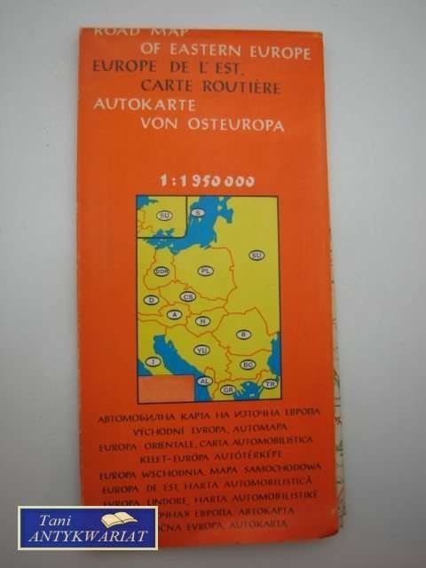 ROAD MAP OF EASTERN EUROPE